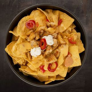 Nachos & grilled chicken