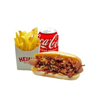 Menú Hot Dog Mac And Cheese