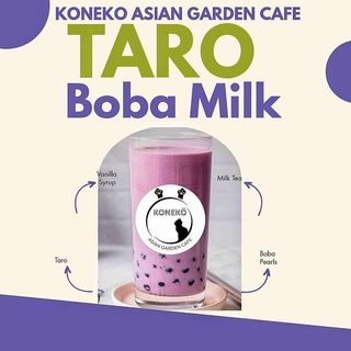 TARO MILK TEA TAPIOCA BOBA 450ML