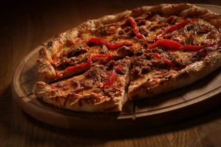 Pizza pulled pork mare