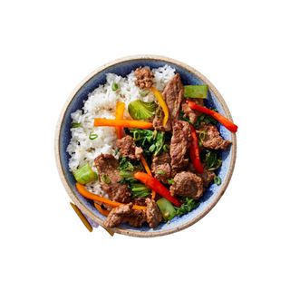 Chilli Garlic Rice with Beef
