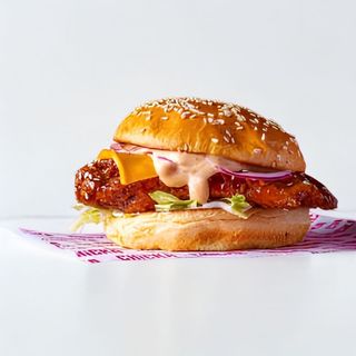 Mango Habanero Sauce - Chicken Burger