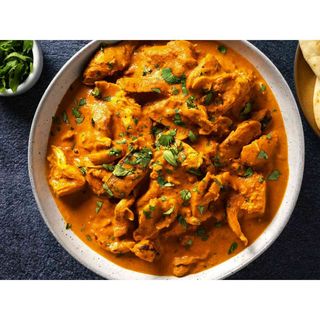 Chicken Tikka, Rice and Kachumbari