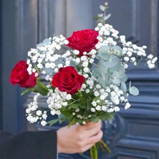 Trio de Rosas Vermelhas