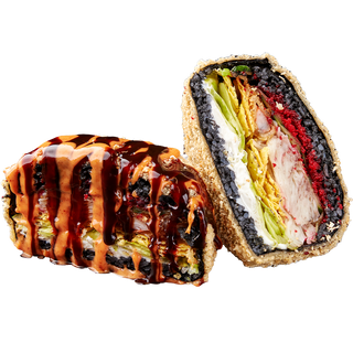 Суші-бургер БЛЕК з креветкою-панко (455 г)