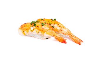 48.Nigiri Gambas Flameado(3Pzas.)