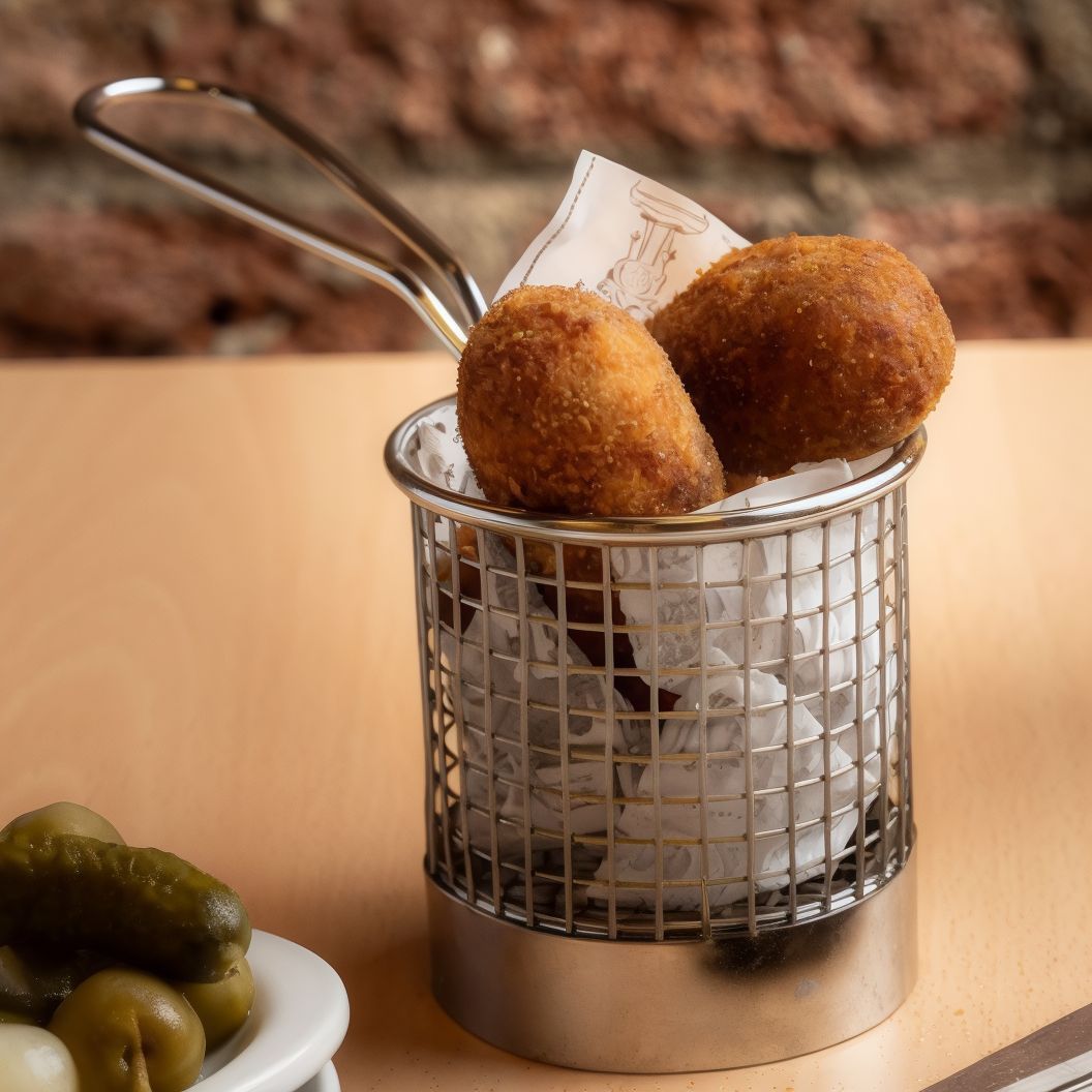 Tapa De Croqueta De Gambes Amb Allada (4 Uds.)