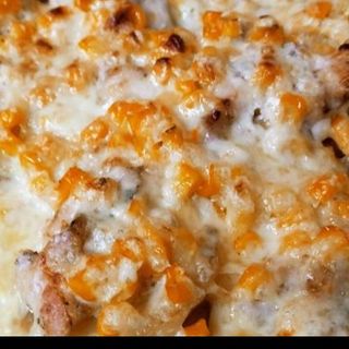 Patatas con Pollo Gratinadas