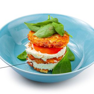 Салат "С Картофельным драником " 