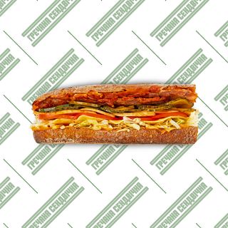 Сендвіч із куркою та Спайсі-соусом (400г)