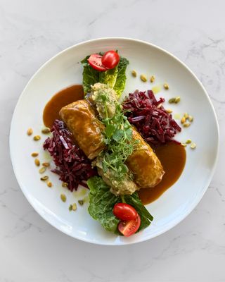 Gołąbki z dziczyzną