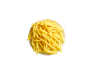 Frytki proste z ketchupem