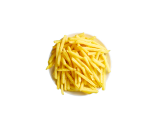 Frytki proste z ketchupem