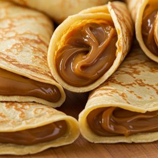 Crêpe dulce de leche