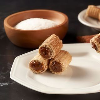 Cubanito relleno de dulce de leche