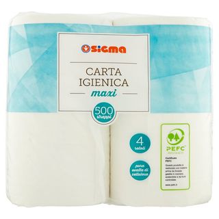 Carta Igienica Sigma 4 Maxi Rotoli