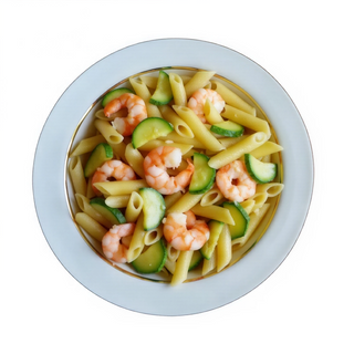 Pasta Penne Gamberi E Zucchine