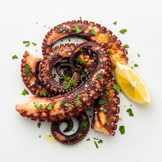Tentacolo di polpo alla piastra
