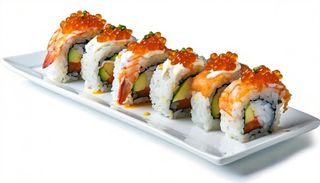 Uramaki ebi ten spicy