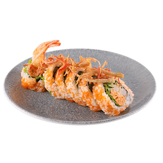 Krewetki w tempurze z chrustem surimi 6szt.