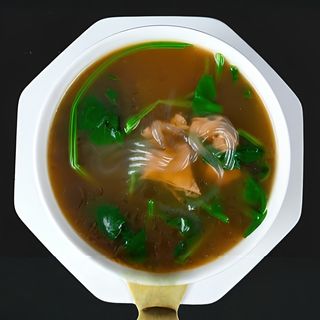 Суп с водорослями и яйцом (на 1 чел.)