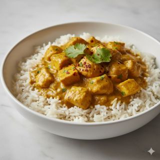 Arroz con pollo al curry