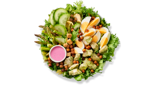 Sałatka Cezar ze Szparagami - Proteiny