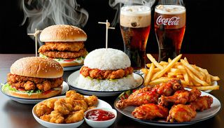 Double Leg Burger Combo