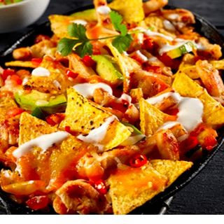 Nachos de pollo 