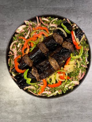 Kebab with eggplant / Սմբուկով քեբաբ
