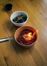 Tartar de atún ahumado al momento