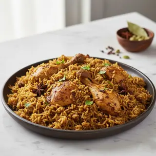Chicken With Pilau