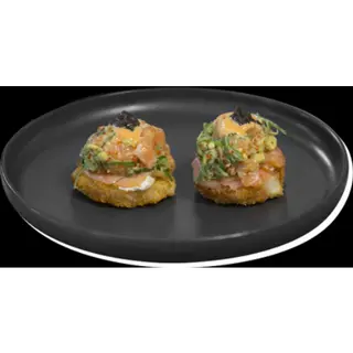 MINI PIZZA SAUMON 