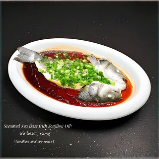 Biban de mare cu ulei de ceapă 葱油海鲈鱼