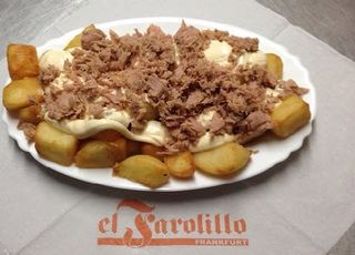 Patatas Marineras Mayonesa Y Atún