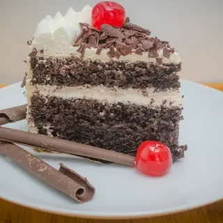 Tarta selva negra (porción)