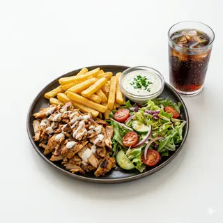 Menú Plato Combinado De Carne De Pollo