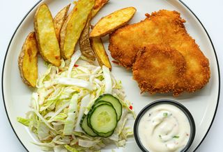 Meniu dublu snițel de pui