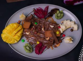 Waffle Nutella Banana