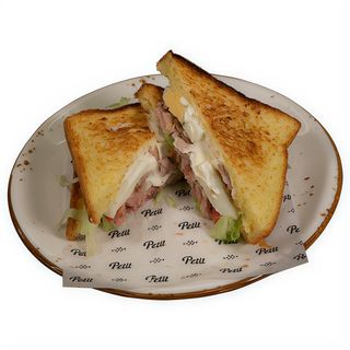 Sándwich Vegetal en pan de sandwich brioche