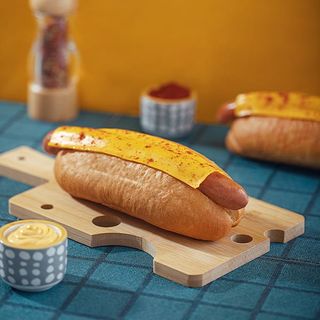 ბიგ ჰოთ-დოგი ბერნერი ყველის სოუსით 1 ც