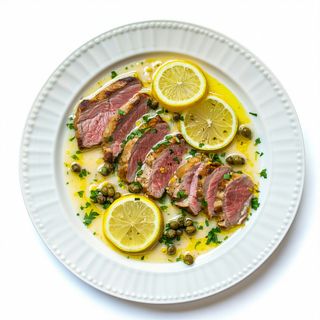 Filetto scaloppine di vitello al limone