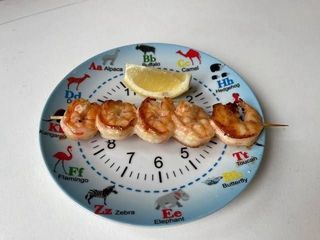 ДМ Шашличок з хвостиків тигрових креветок (80/15g)