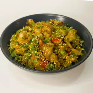 Rice With Shrimps / ბრინჯი კრევეტით