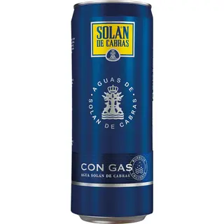Agua con gas Solan de Cabras 33cl