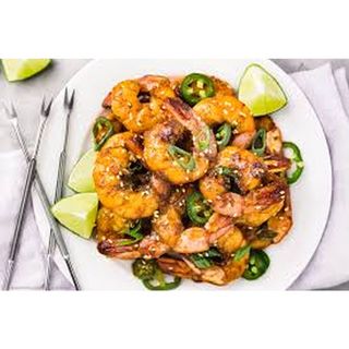 Honey Glazed Prawns