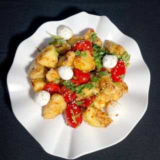 Баклажаны в кисло-сладком соусе