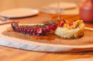 Pulpo Asado Al Chimichurri