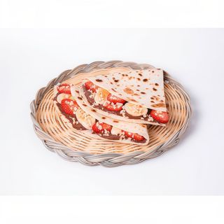 Piadina de Nutella con Fresas, Plátano y Cacahuetes