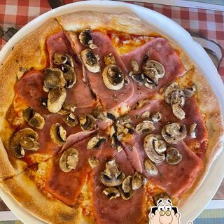 Pizza Jamón Y Champiñones (30 Cm.)